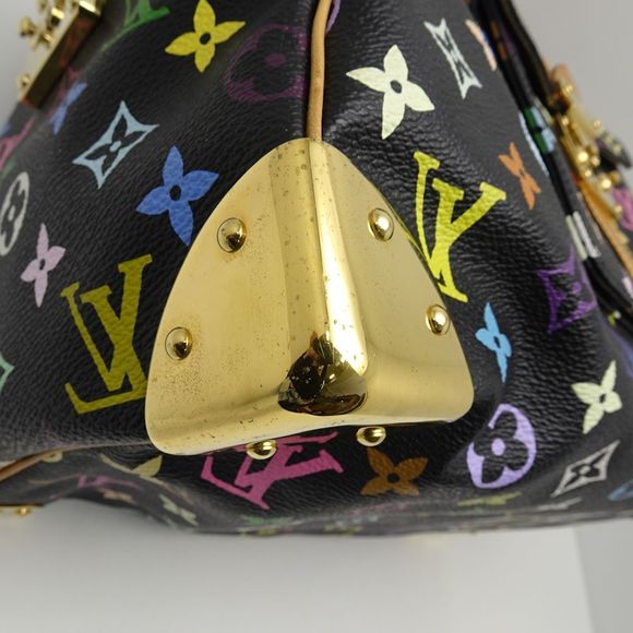 Louis Vuitton Multicolor Speedy 30 Noir Shoulder Bag Black - Picture 6 of 7